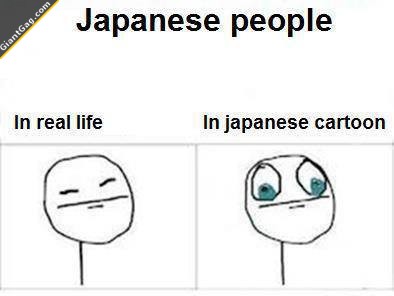Japanese People, Real Life Vs Cartoon